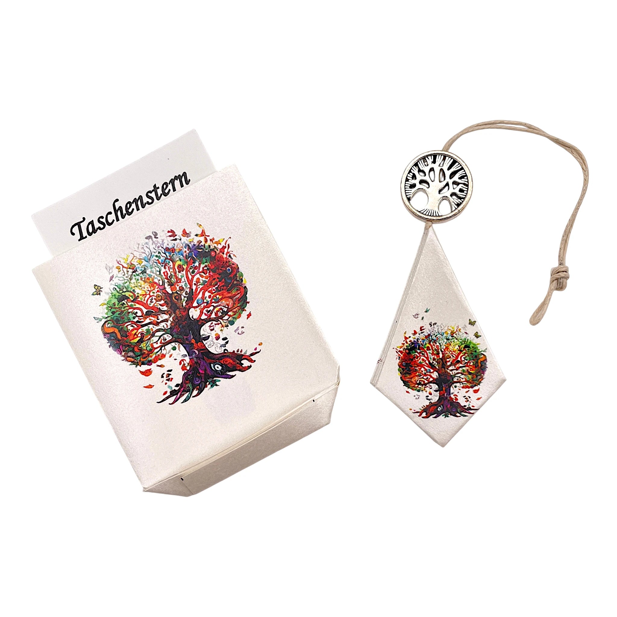Stern mit Motiv Baum des Lebens als Papierstern