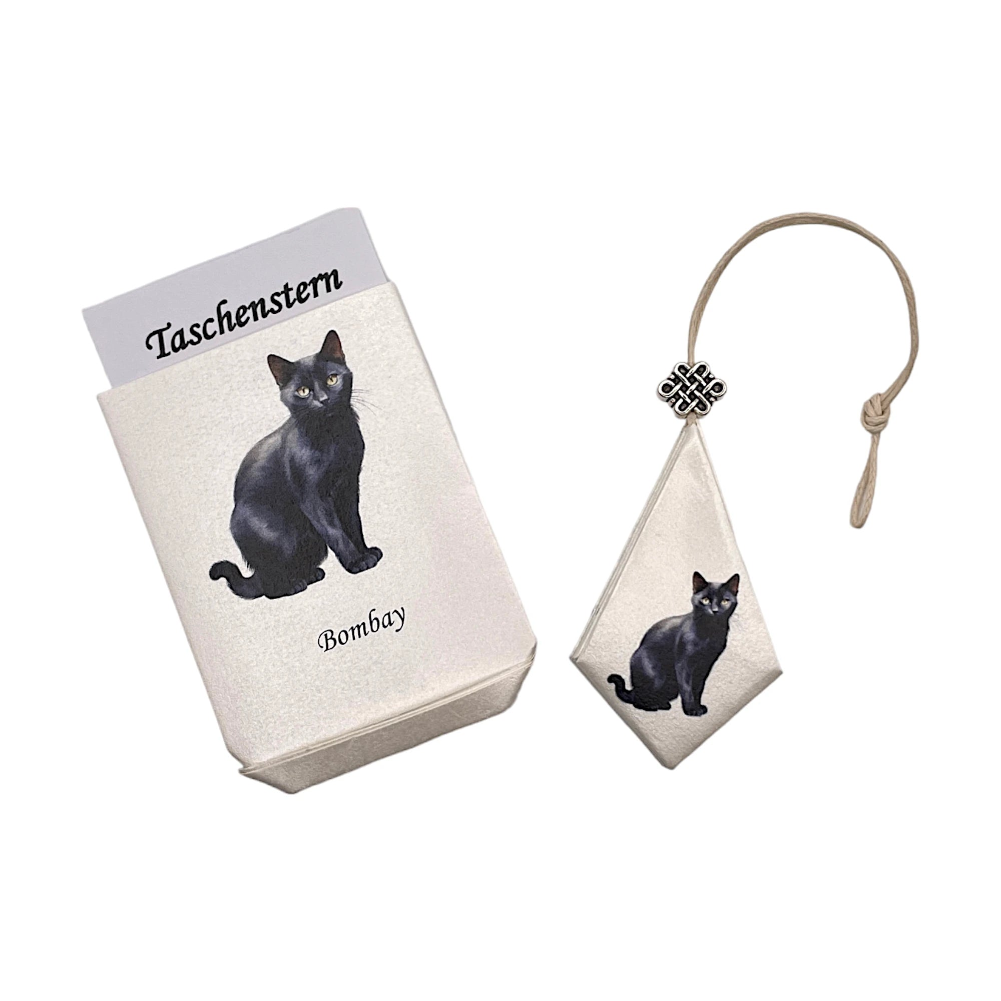 Taschenstern-Papierstern mit Etui, Motiv Bombay