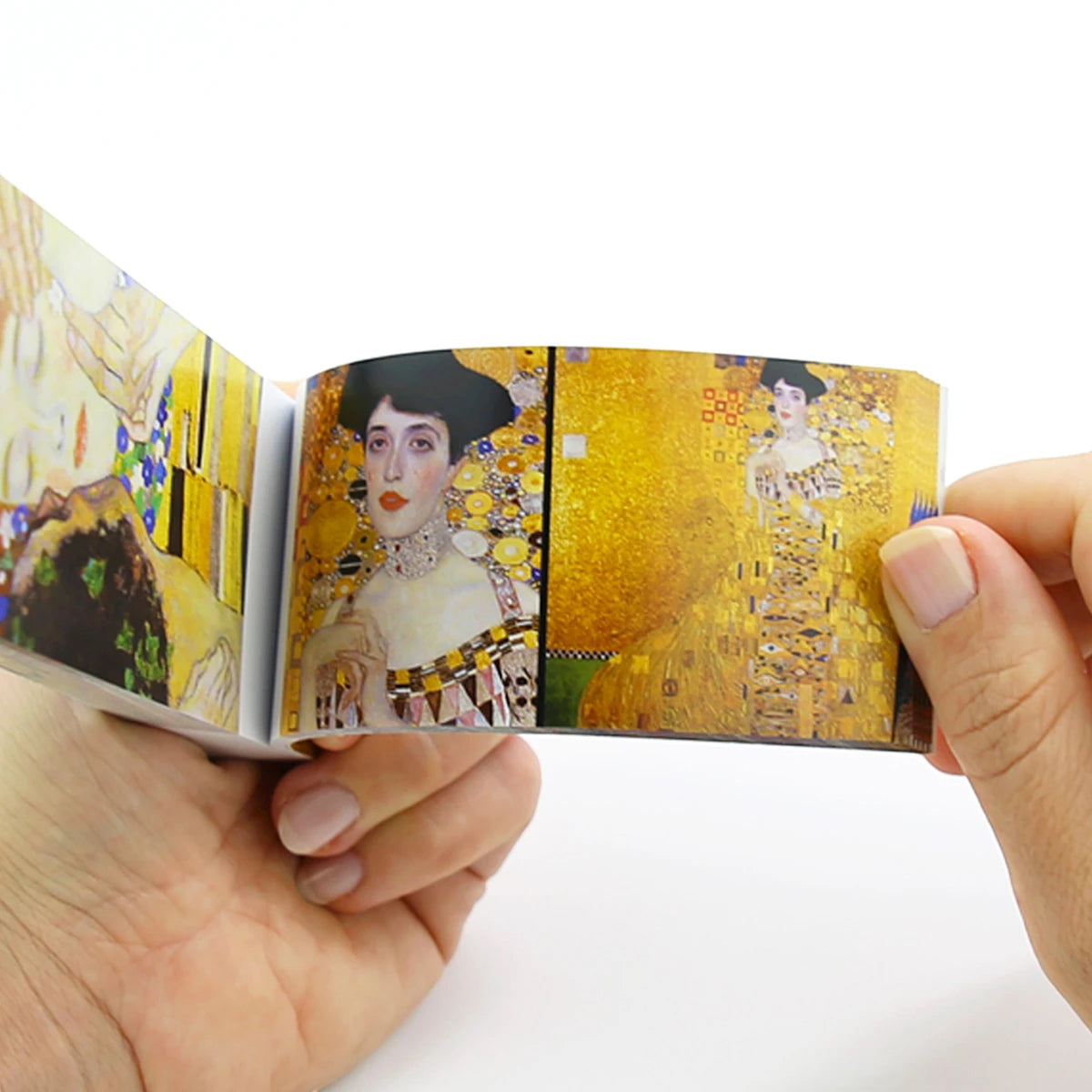 Rückseite des Gustav Klimt Daumenkinos
