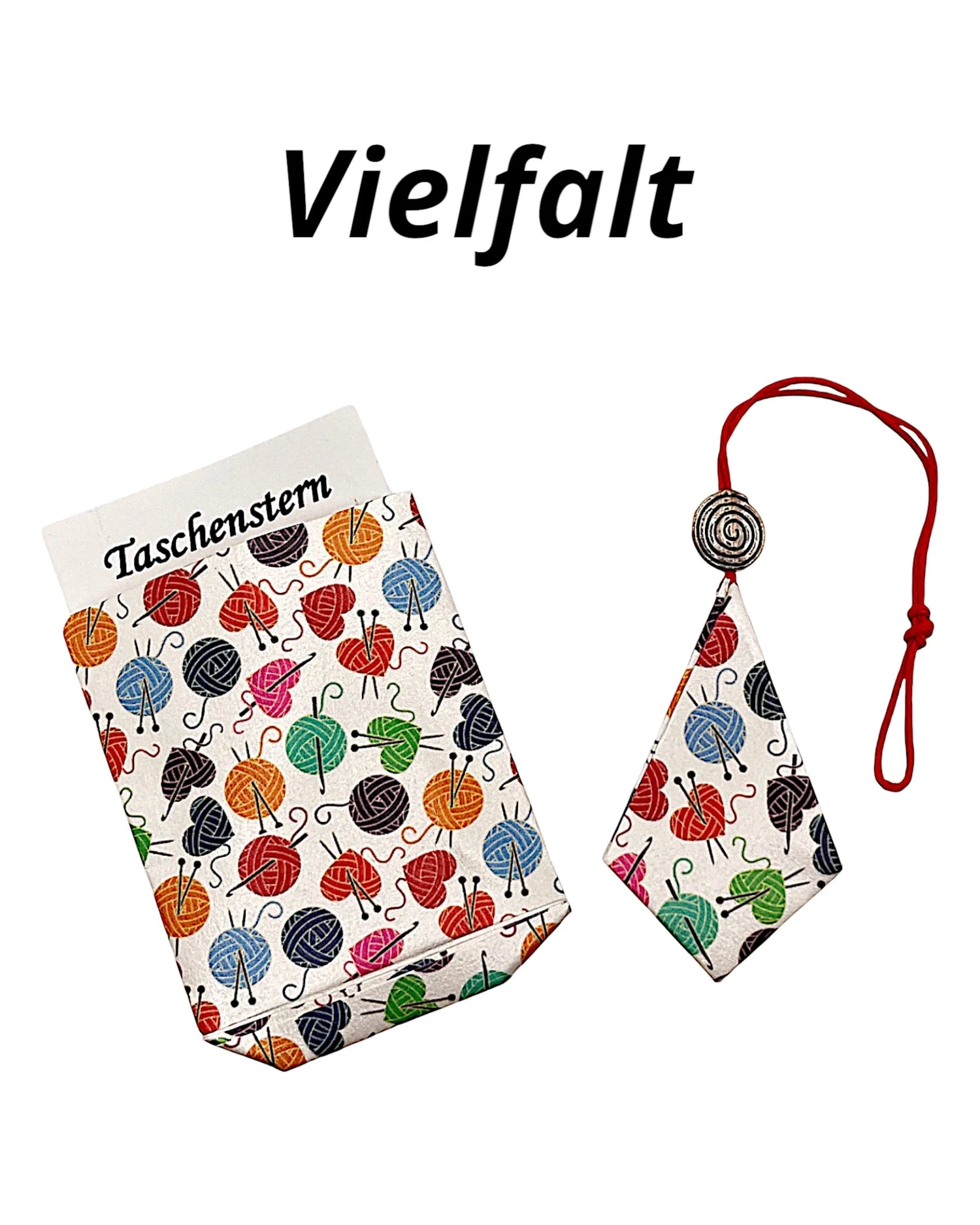 Stern mit Motive Wolle