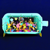 3D Pop-up Weihnachtskarte mit festlichem Weihnachtsmotiv