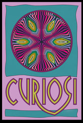 Detailansicht des Curiosi Puzzles Hippie mit kunstvollem Motiv und besonderen Puzzleteilen.