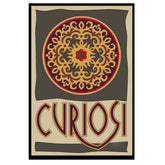 Detailansicht des Curiosi Puzzles Rose mit kunstvollem Motiv und besonderen Puzzleteilen.