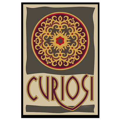 Detailansicht des Curiosi Puzzles Rose mit kunstvollem Motiv und besonderen Puzzleteilen.