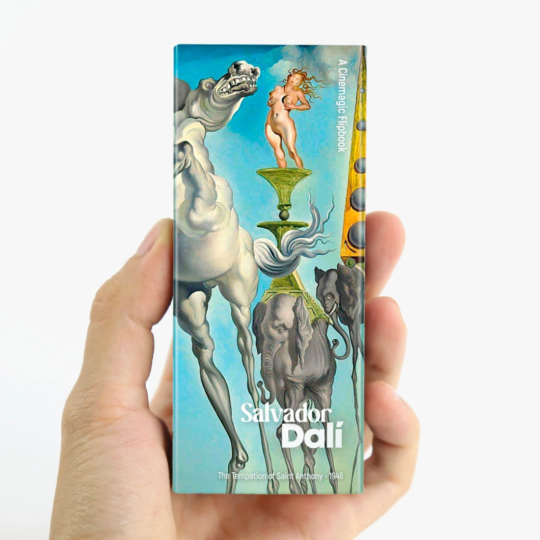 Modernes Daumenkino mit Salvatore Dali 6-in-1