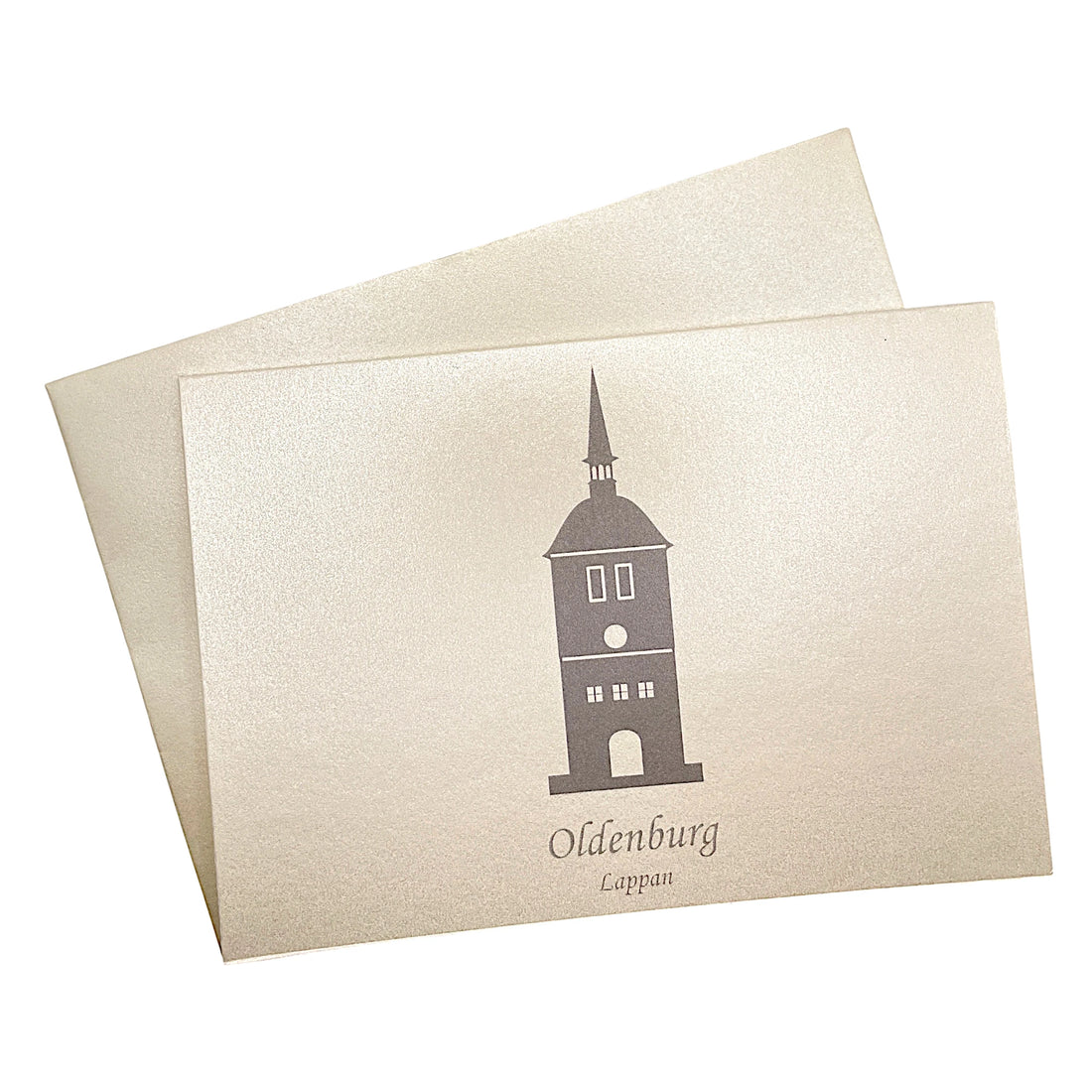 Lappan aus Oldenburg auf eine Klappkarte