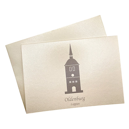 Lappan aus Oldenburg auf eine Klappkarte