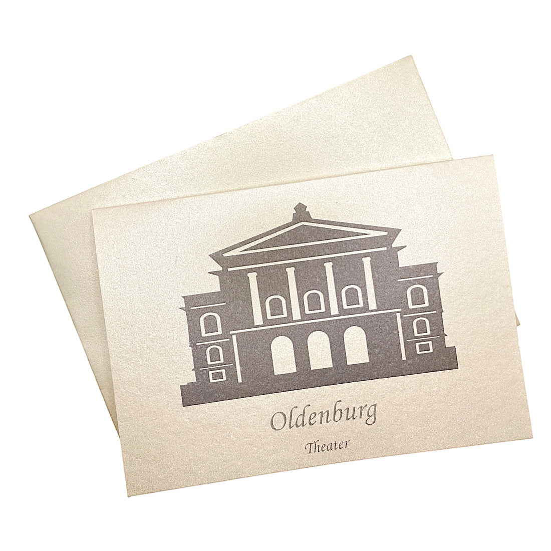 Klappkarte mit dem Theater Oldenburg