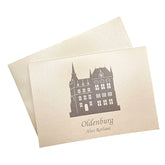 Klappkarte mit Umschlag und Druck Oldenburg Altes Rathaus