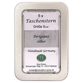Silber Papierstern Mini als stilvolle Dekoration aus hochwertigem Perlglanzpapier.