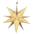 Faltstern-Taschenstern in gold, handarbeit