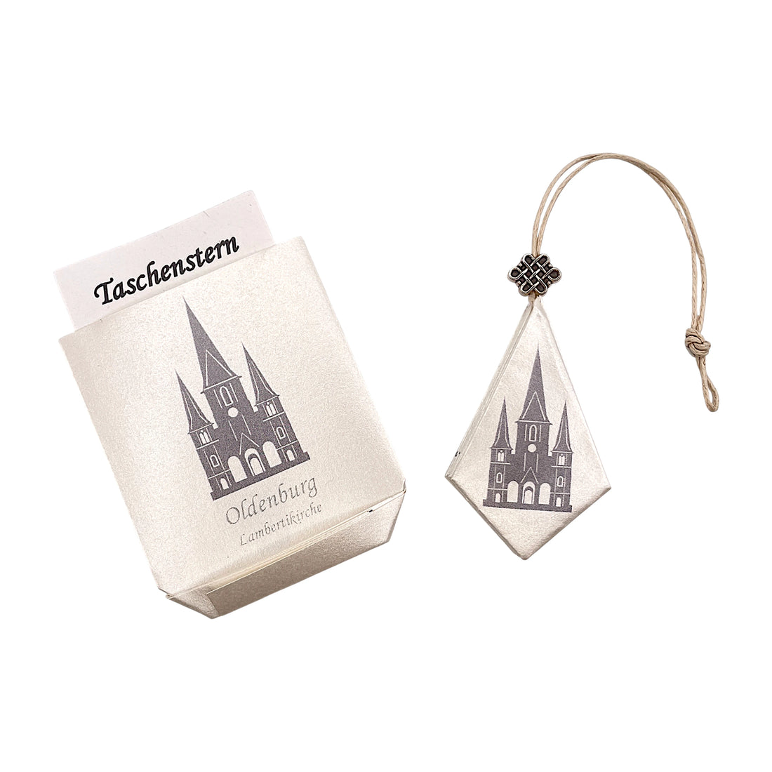Faltstern mit dem Motiv Lambertikirche Oldenburg
