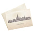 Klappkarte mit Umschlag und Druck der Skyline von Oldenburg