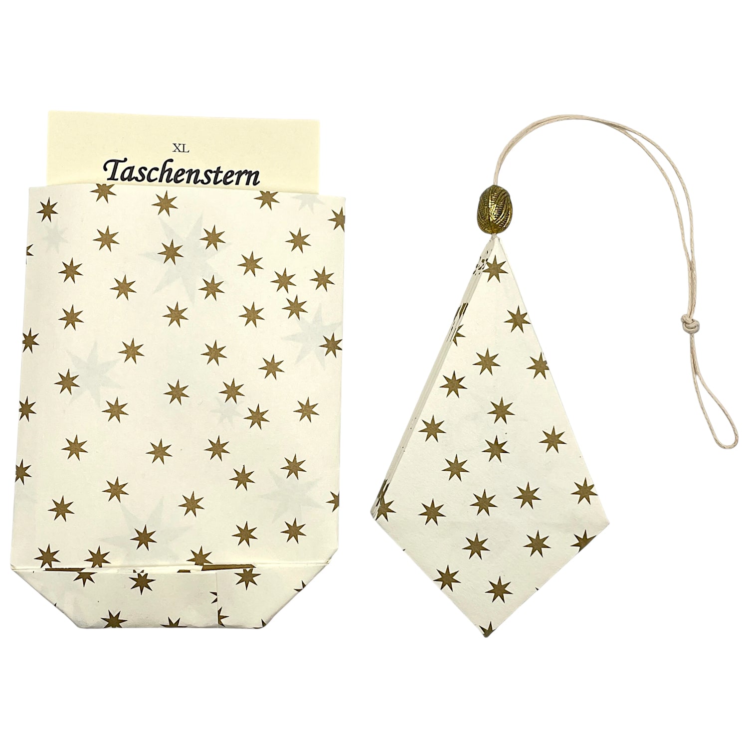 Papierstern als Faltstern in Handarbeit 
