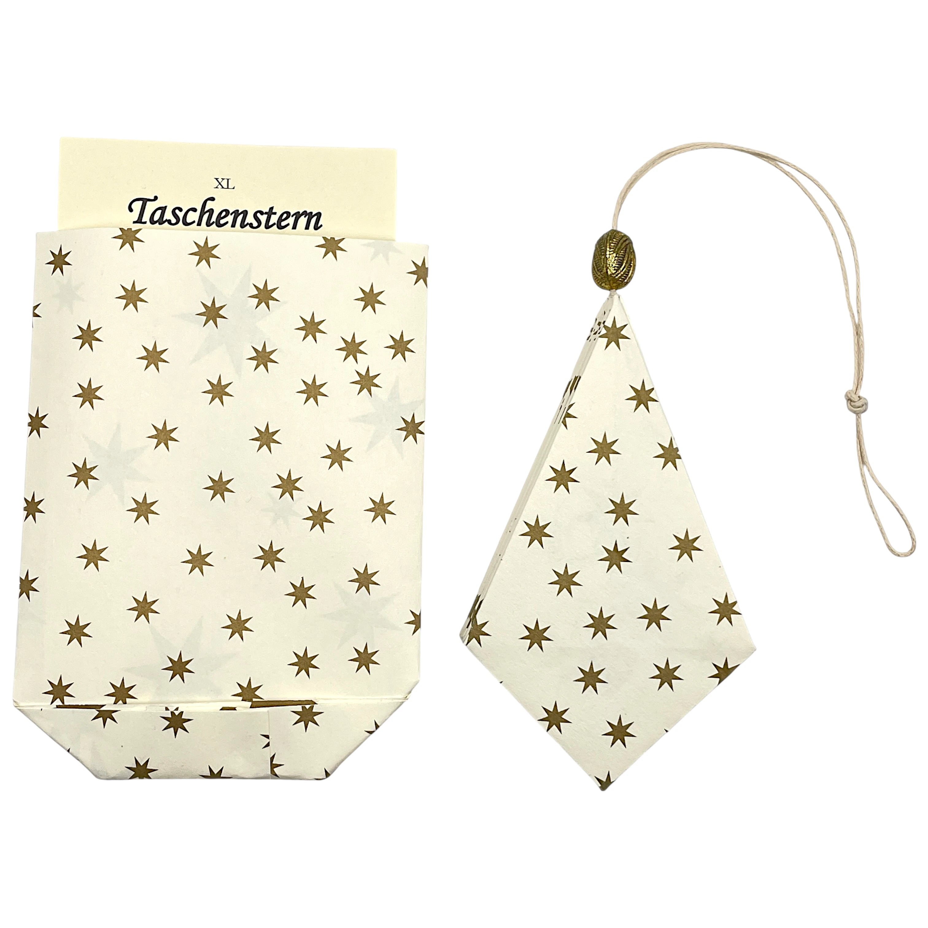 Papierstern als Faltstern in Handarbeit 