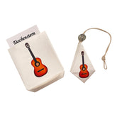 Stern zu Weihnachten mit Gitarre als Papierstern
