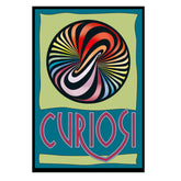 Verpackung des Curiosi Picoli Puzzles „Lolly“ mit farbenfrohem Aquarellmotiv.
