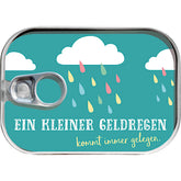 Dosenpost Geldregen – originelle Verpackung für ein Geldgeschenk
