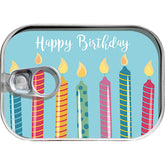 Dosenpost Happy Birthday mit Kerzen – originelle Geschenkidee zum Geburtstag
