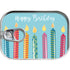 Dosenpost Happy Birthday mit Kerzen – originelle Geschenkidee zum Geburtstag
