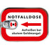 Dosenpost Notfalldose als originelle Idee für ein Geldgeschenk

