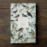Puzzle mit Gartenvögeln und hochwertiger Naturillustration von Koustrup & Co.