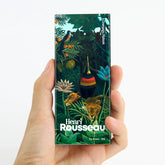 Vorderseite des 6-in-1 Daumenkinos mit Kunstwerken von Henri Rousseau.