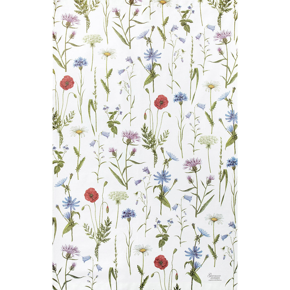 Küchentuch mit bunten Wildblumen aus hochwertiger Bio-Baumwolle