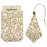 Papierstern Arabeske in Altweiß mit passendem Etui – dekorativer Faltstern für Weihnachten und winterliche Dekoration.

