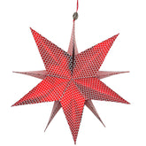 Handgefalteter Papierstern Delta XL als dekorativer Weihnachtsstern aus hochwertigem Papier.