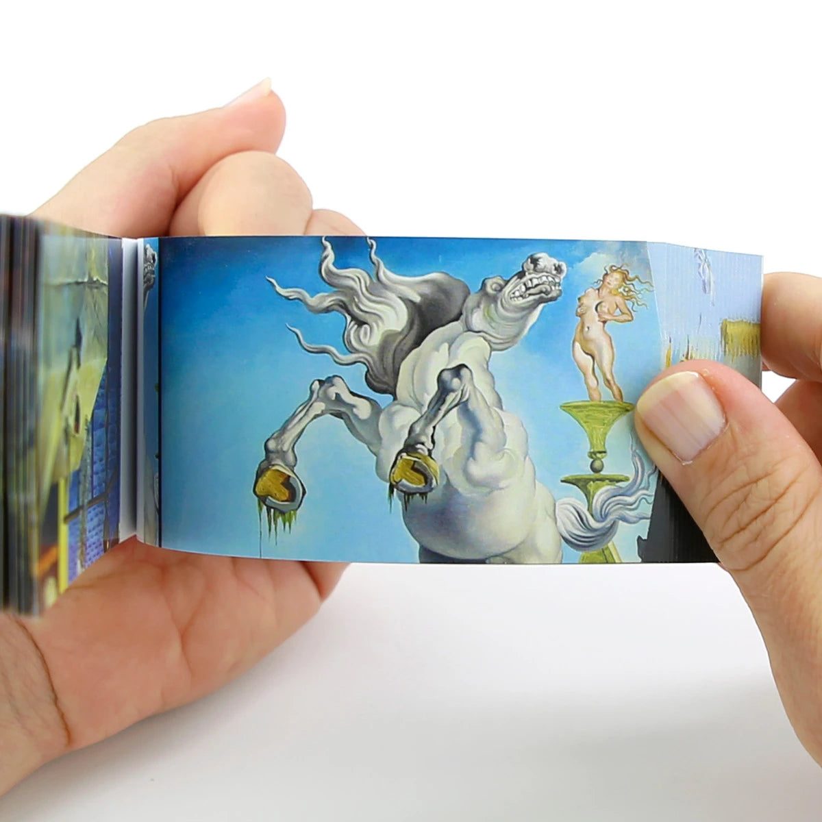 kunstbild von dali als daumenkino