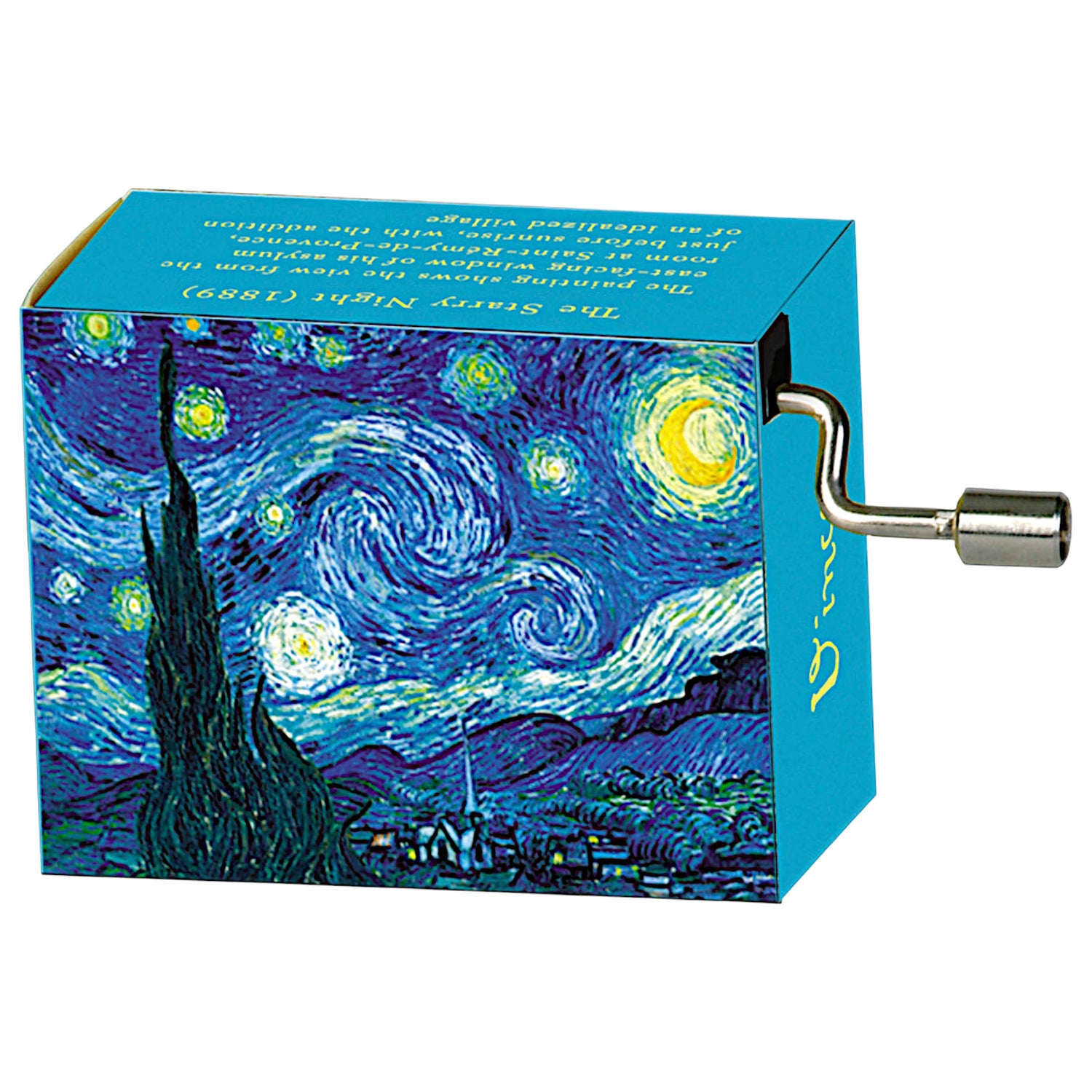 Spieluhr Sternennacht von Vincent van Gogh mit Blumenwalzer