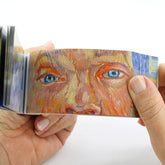 6-in-1 Daumenkino mit berühmten Motiven des Künstlers Vincent van Gogh.